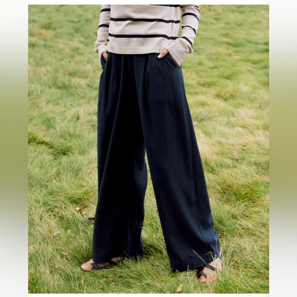 Jenni Kayne Relaxed Trouser Navy NWT